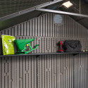 Lifetime Abri de jardin résine Gris Polyéthylène Haute Densité (HDPE) 10.80m²