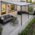 X-Metal Toit de terrasse alu Gris Aluminium 19.7m²