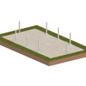 Altanka Piscines bois Marron Bois