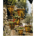 Terre Figuière Vase d'Anduze Marron Terre cuite émaillée