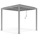 X-Metal Pergolas bioclimatiques Gris Aluminium 9m²