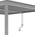 X-Metal Pergolas bioclimatiques Gris Aluminium 12m²