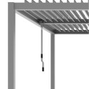 X-Metal Pergolas bioclimatiques Gris Aluminium 16m²