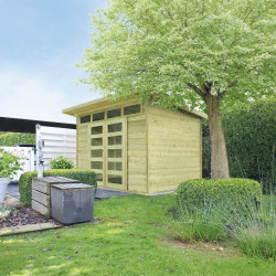 Solid Marron Bois massif 7.4m²