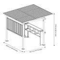 Sojag Marron Aluminium 4.58m²
