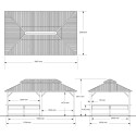Sojag Gris Aluminium 19m²
