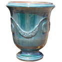Terre Figuière Bleu Terre cuite émaillée