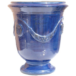 Terre Figuière Bleu Terre cuite émaillée