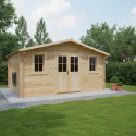 Gardy Shelter Marron Bois massif 16m²