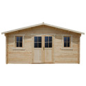 Gardy Shelter Marron Bois massif 16m²