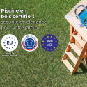 Gre Pool Marron Bois
