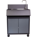 Cuisine BURN 80 Premium gaz avec évier et desserte - Cook'in Garden