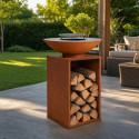 Braséro Onyx Rusty 60 en Acier Corten - RedFire