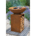 Braséro Onyx Rusty 60 en Acier Corten - RedFire