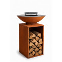 Braséro Onyx Rusty 60 en Acier Corten - RedFire
