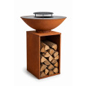 Braséro de cuisson Onyx Rusty 80 en acier corten - RedFire