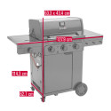 Barbecue à gaz Essential 3G - Char-broil, cuisson parfaite