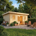 Gardy Shelter Naturel Bois massif 19.82m²