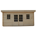 Gardy Shelter Naturel Bois massif 19.82m²