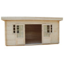 Gardy Shelter Naturel Bois massif 19.82m²