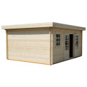 Gardy Shelter Naturel Bois massif 19.82m²