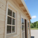 Gardy Shelter Naturel Bois massif 19.82m²