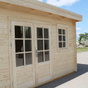 Gardy Shelter Naturel Bois massif 19.82m²