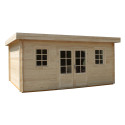 Gardy Shelter Naturel Bois massif 19.82m²