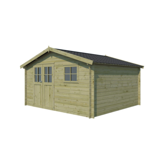 Gardenas Marron Bois massif 16m²