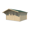 Gardenas Marron Bois massif 16m²