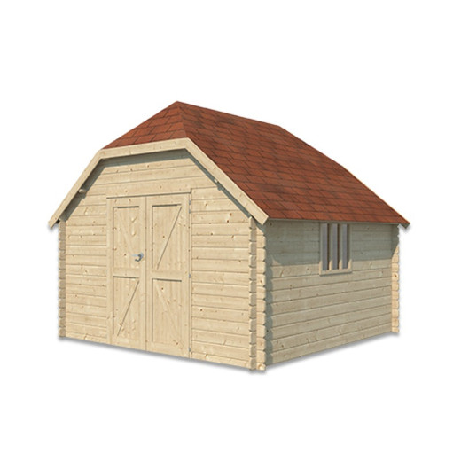 Woodlands Marron Bois massif 12.6m²