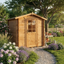 Gardy Shelter Marron Bois massif 4.00m²