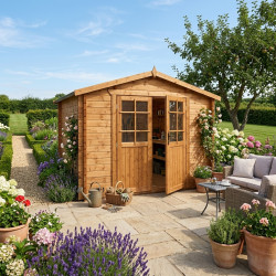 Gardy Shelter Marron Bois massif 6.00m²