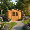 Gardy Shelter Marron Bois massif 6.00m²