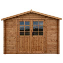 Gardy Shelter Marron Bois massif 6.00m²