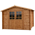 Gardy Shelter Marron Bois massif 6.00m²