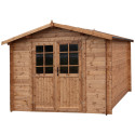 Gardy Shelter Marron Bois massif 9m²