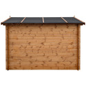 Gardy Shelter Marron Bois massif 9m²