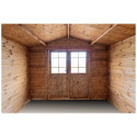 Gardy Shelter Marron Bois massif 9m²
