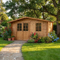 Gardy Shelter Marron Bois massif 11.86m²