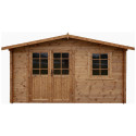 Gardy Shelter Marron Bois massif 11.86m²