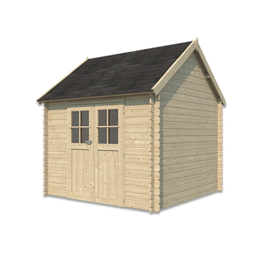 Woodlands Marron Bois massif 8.7m²