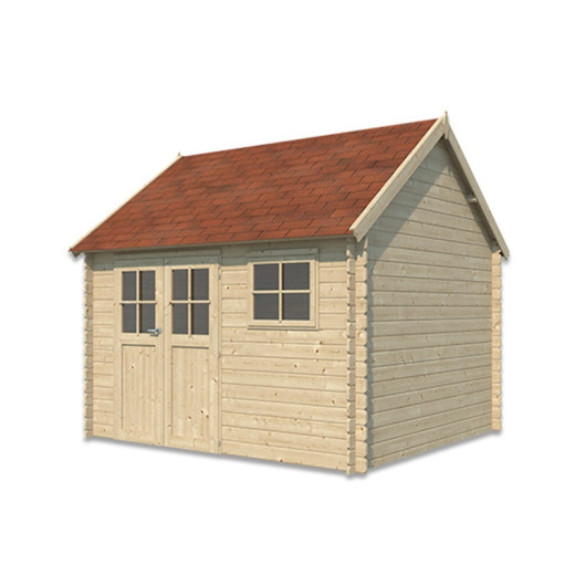 Woodlands Marron Bois massif 11.36m²