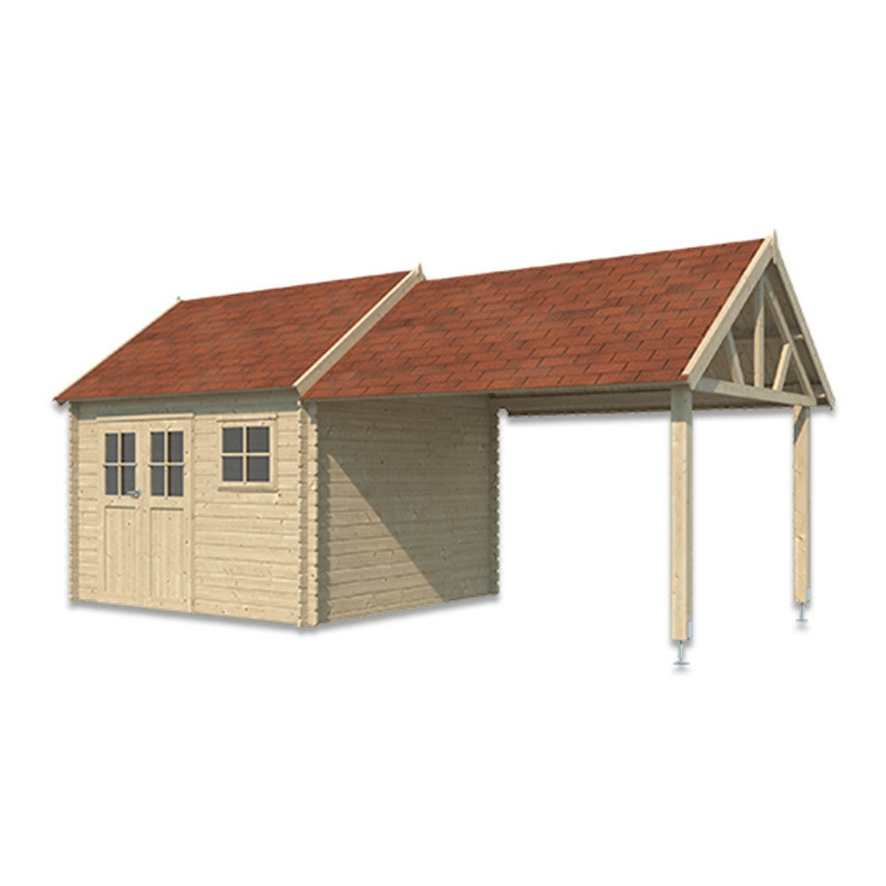 Woodlands Marron Bois massif 22.8m²
