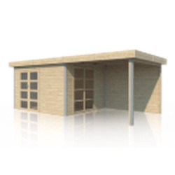 Woodlands Marron Bois massif 18.90m²