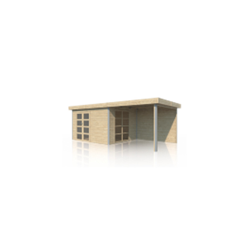 Woodlands Marron Bois massif 18.90m²