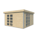 Woodlands Marron Bois massif 14.82m²