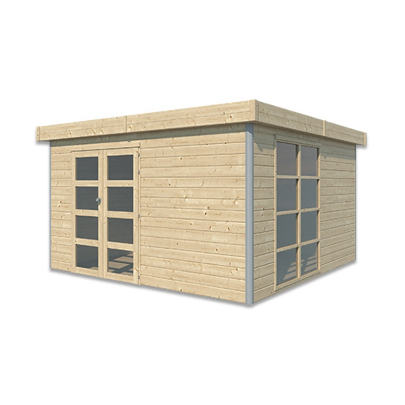 Woodlands Marron Bois massif 14.82m²