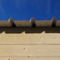 Woodlands Marron Bois massif 14.82m²
