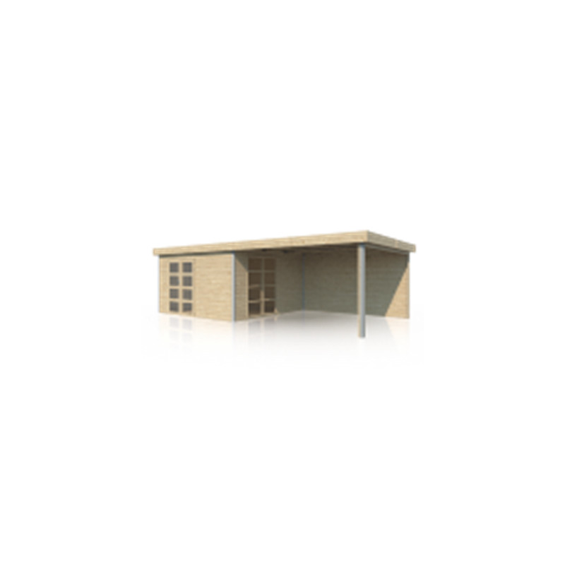 Woodlands Marron Bois massif 30m²